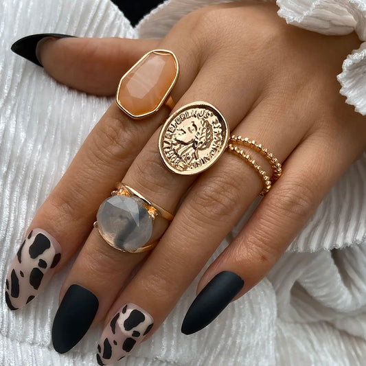 Ring set women rings for girls charms rings set for women boho jewelry punk accessories bagues anillos mujer schmuck